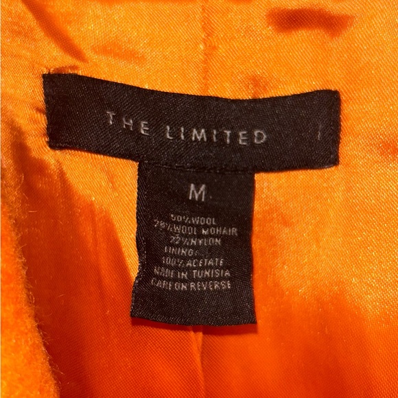 The LIMITED Orange Wool Coat - Picture 3 of 6